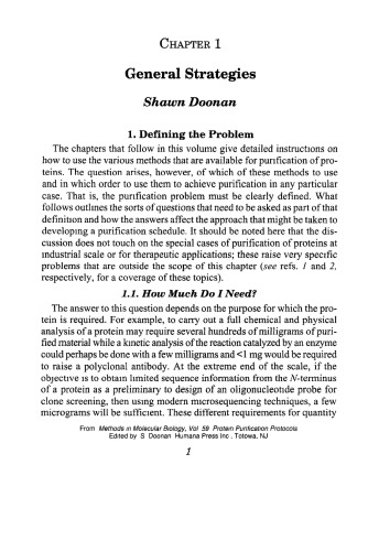 Protein Purification Protocols