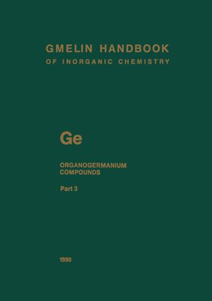 Ge. Organogermanium Compounds: Part 3 Tetraorganogermanium Compounds from Ge(C3H7)3R′ to GeRR′R″R‴, Germacyclic Compounds, and Organogermanium Compounds with Low-Coordinate Germanium Atoms