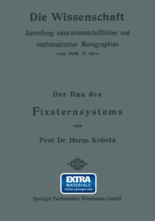 Der Bau des Fixsternsystems mit Besonderer Berücksichtigung der Photometrischen Resultate