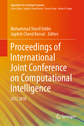 Proceedings of International Joint Conference on Computational Intelligence: IJCCI 2018