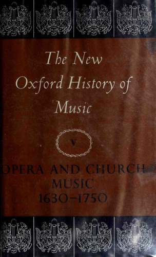 Opera and Church Music, 1630-1750