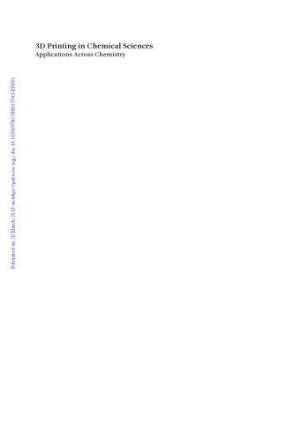 3D printing in chemical sciences applications across chemistry