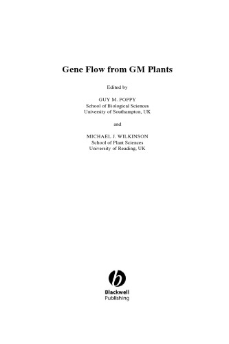 Gene Flow from GM Plants