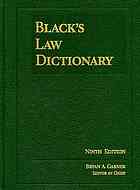 Black's Law Dictionary, 9th