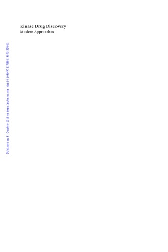 Kinase drug discovery modern approaches