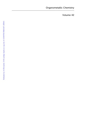 Organometallic chemistry: volume 42