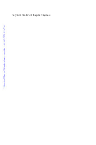 Polymer-modified liquid crystals