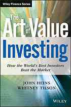 The art of value investing how the world's best investors beat the market
