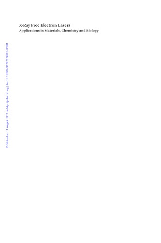 X-Ray free electron lasers: applications in materials, chemistry and biology