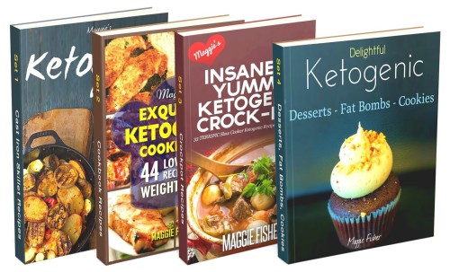Insanely Low Carb Box Set 190+ Ketogenic Recipes: Breakfast, Lunch, Dinner, Snacks, Desserts, Cast Iron, Slow Cooker / Crockpot Recipes