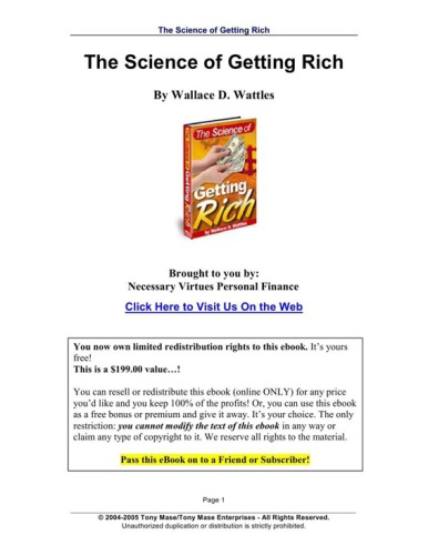 The Science of Getting Rich