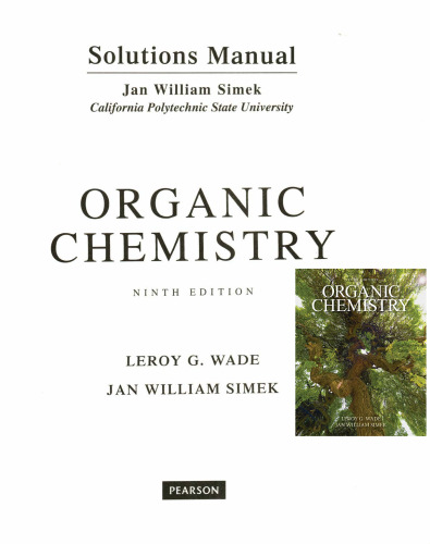 Student’s Solutions Manual for Organic Chemistry []