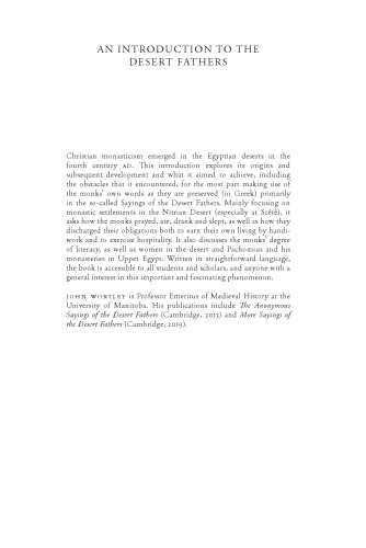 An Introduction to the Desert Fathers