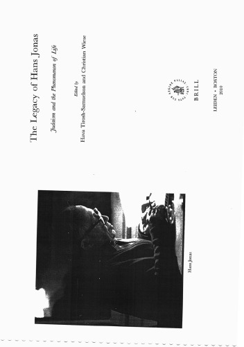 The Legacy of Hans Jonas: judaism and The Phenomenon of Life