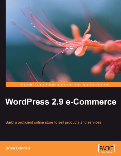 WordPress 2.9 E-Commerce