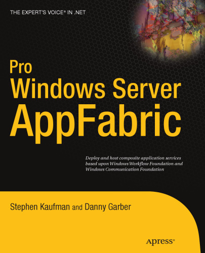 Pro Windows Server AppFabric (Beginning)