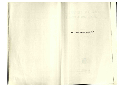 Polabian-English Dictionnary