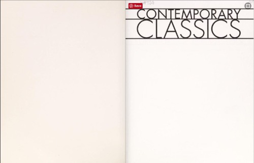 Contemporary classics : furniture of the masters