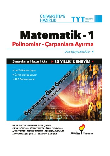 TYT Matematik 4. Modül Polinomlar Çarpanlara Ayırma