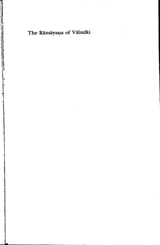 The Rāmāyaṇa of Vālmīki: An Epic of Ancient India, Volume II: Ayodhyakāṇḍa