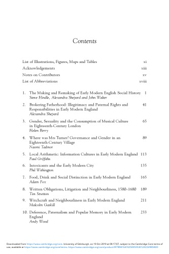 Remaking English Society : Social Relations and Social Change in Early Modern England.