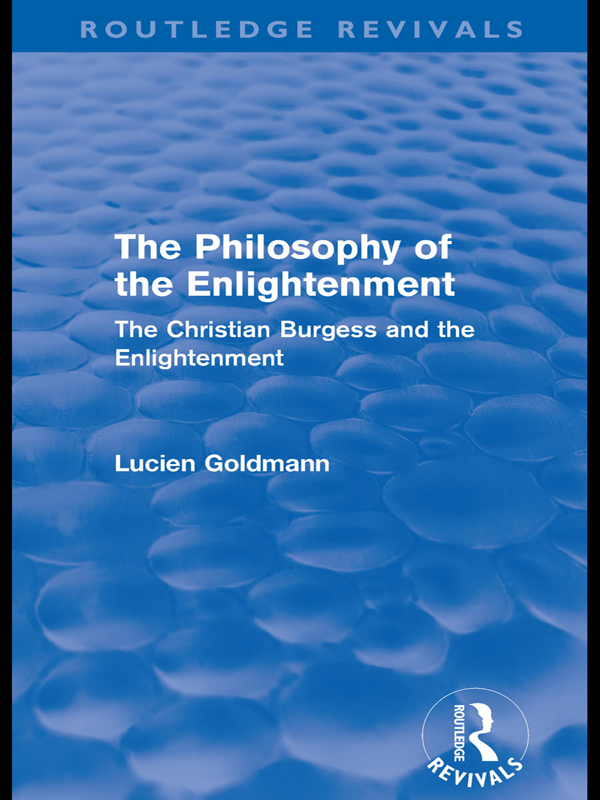 The Philosophy of the Enlightenment