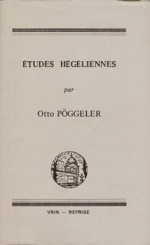 Études Hégéliennes