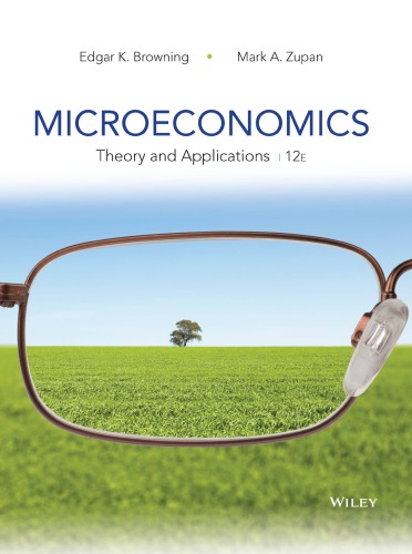 Microeconomics: Theory and Applications 12th Edition