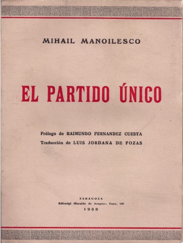 El partido único