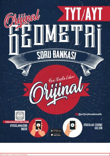Orijinal Yayınları TYT-AYT Geometri Soru Bankası