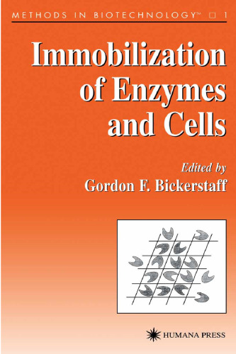 Immobilization of Enzymes and Cells