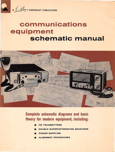 Communications equipment schematic manual.