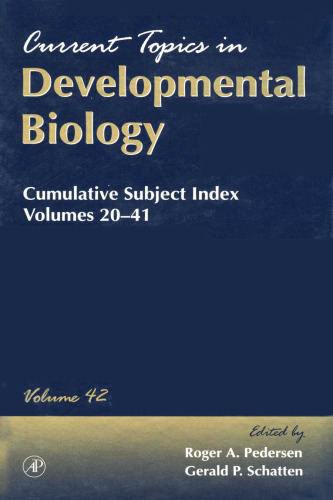 Cumulative Subject Index Volumes 20–41