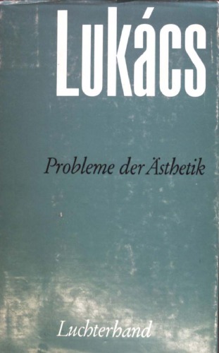 Probleme der Ästhetik