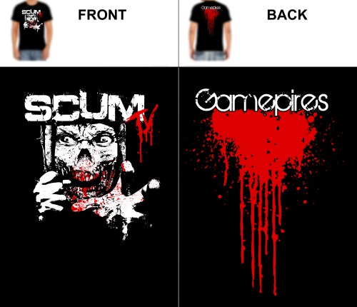 SCUM Black Shirt Template