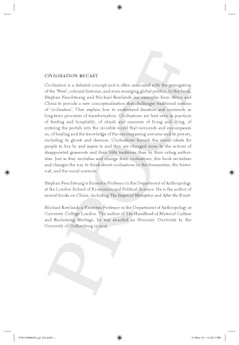 Civilisation recast : theoretical and historical perspectives