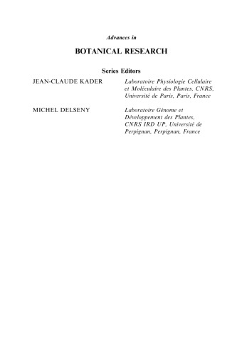 Advances in Botanical Research, Vol. 50