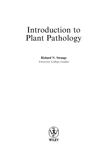 Introduction to Plant Pathology