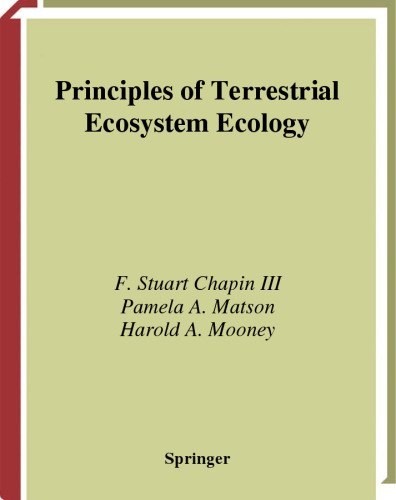 Principles of Terrestrial Ecosystem Ecology