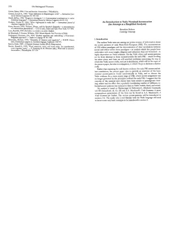 An introduction to Vedic nominal accentuation (an attempt at a simplified analysis)