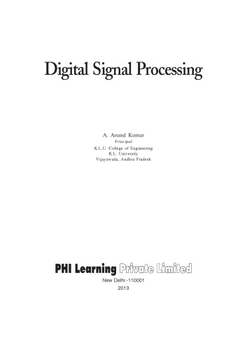 Digital Signal Processing