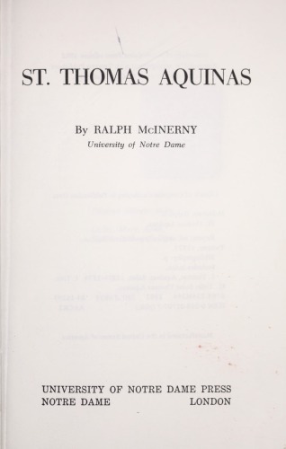 St. Thomas Aquinas