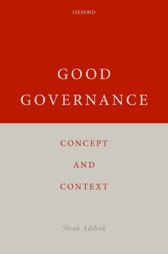 Good Governance: Concept and Context