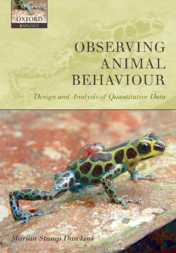 Observing Animal Behaviour: Design and Analysis of Quantitive Controls