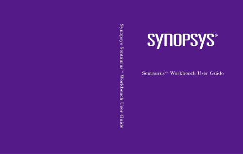 Synopsys: Workbench User Guide