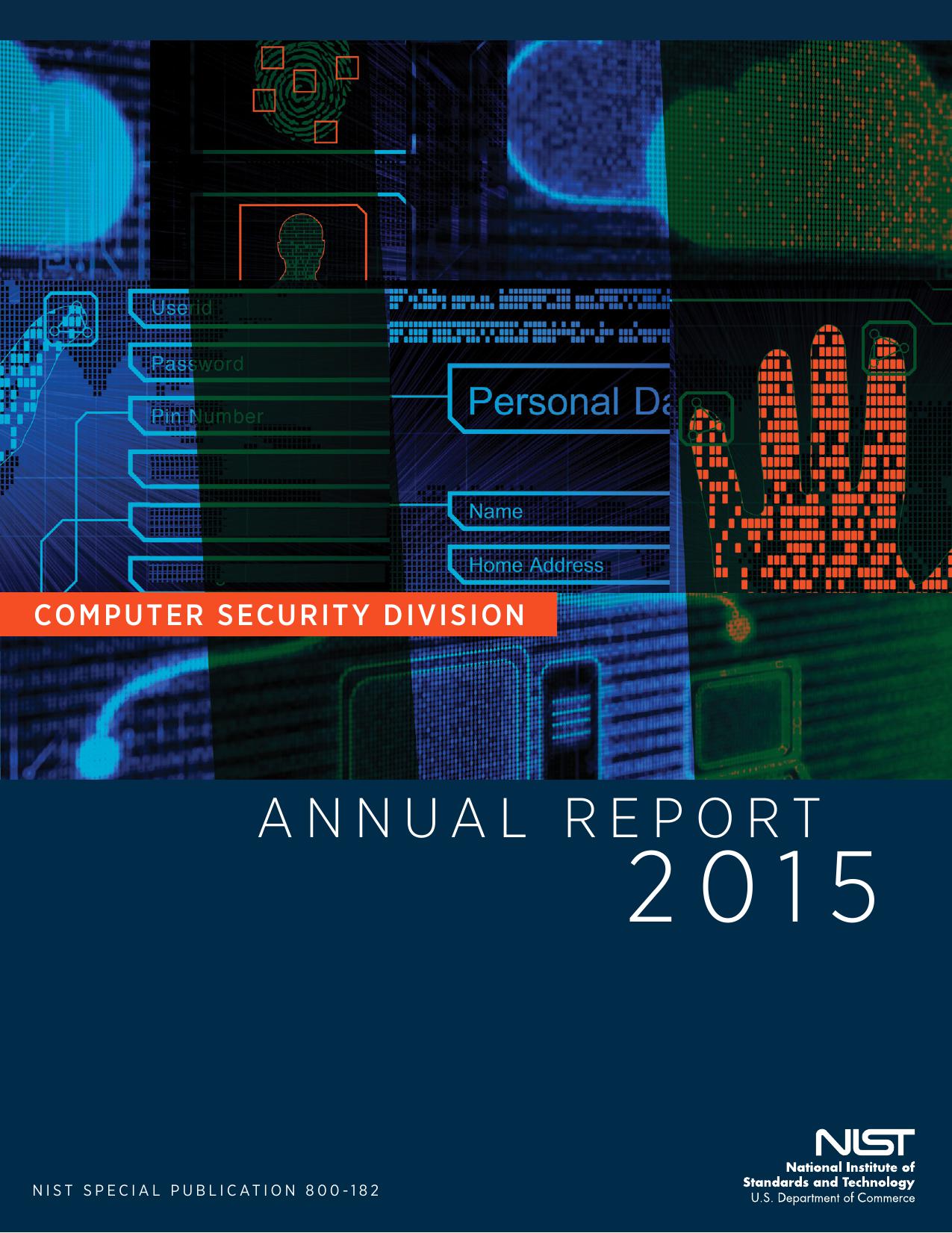 Computer Security Divsion Annual Report 2015