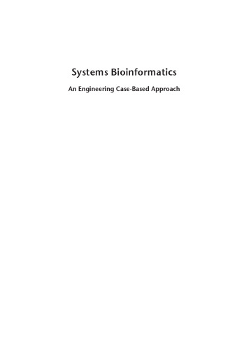 Systems Bioinformatics: An Engineering Case-Based Approach