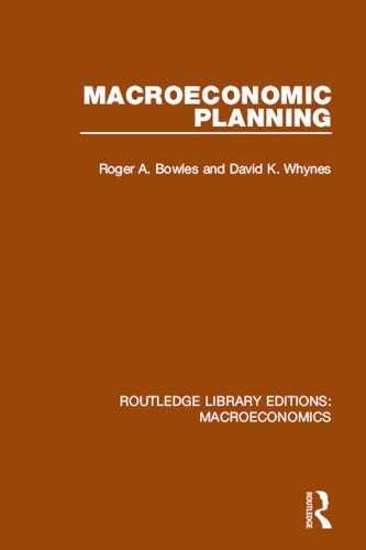 Macroeconomic Planning