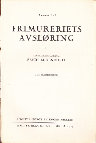 Frimureriets avsløring