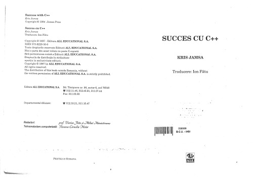 Success cu C++ Informatica Programare